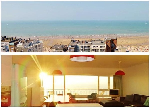 Appartement Zoenende Zeetegels (Europagalerij 19de verdieping)